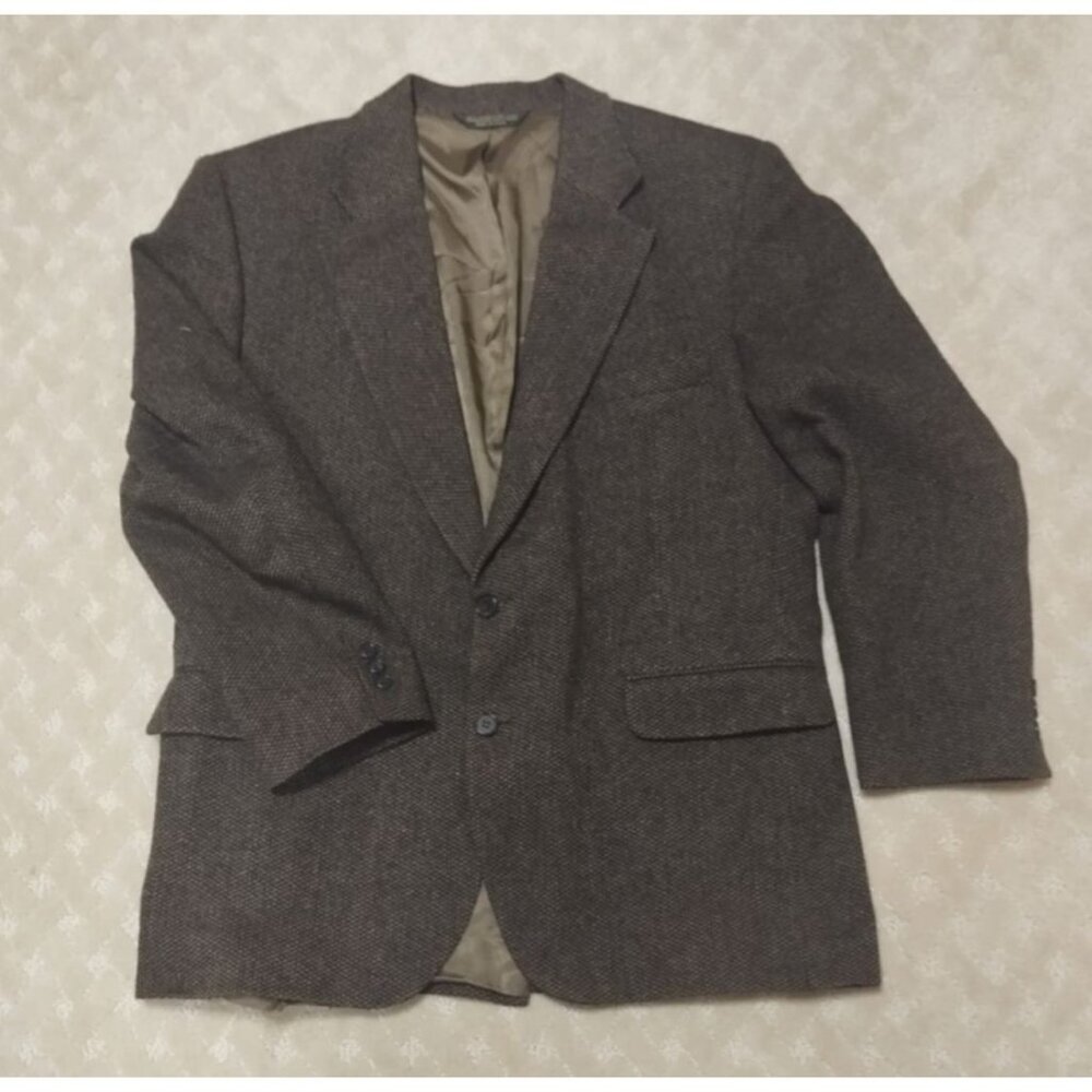 Vintage American Trend Blazer Men's XL (25x30.5) Lambs Wool Blend Sport Coat USA